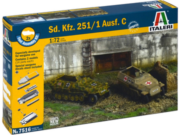 Italeri Easy Kit Hanomag SdKfz 251/1 Ausf.C (1:72) / IT-7516