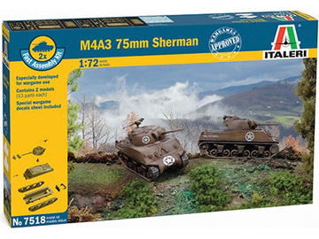 Italeri Easy Kit - M4A3 75 mm SHERMAN (1:72) / IT-7518