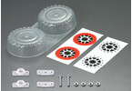 Killerbody Spare Tire set Clear: SCT 1/10