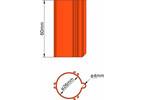 Klima základna 26mm 3-stabilizátory oranžová