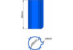 Klima základna 26mm 4-stabilizátory modrá
