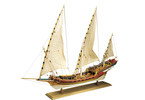 AMATI Sciabecco pirate ship 1753 1:60 set