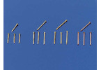 Brass nails 0,7x12mm countersink (About 100 pcs)