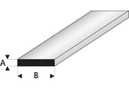 Raboesch profil ASA čtyřhranný 2x4.5x1000mm