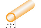 Raboesch profil ASA trubka transparentní oranžová 3x4x330mm (5)