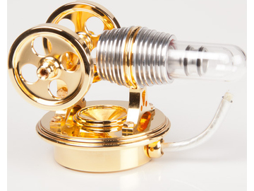 Krick Motor Stirling Twin zlatý smontovaný / KR-22130