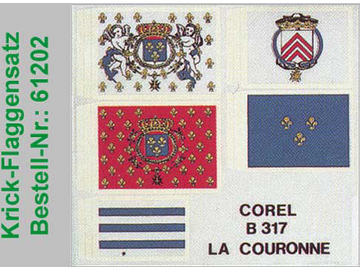 Krick Sada vlajek La Couronne / KR-61202