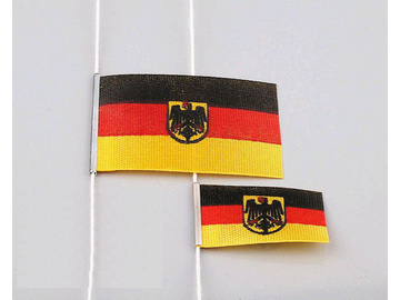 ROMARIN Vlajka Bundesdienst 25x40mm / 15x25mm / KR-ro1360