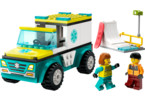 LEGO City - Emergency Ambulance and Snowboarder