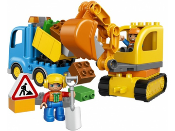 LEGO DUPLO - Pásový bagr a náklaďák / LEGO10812