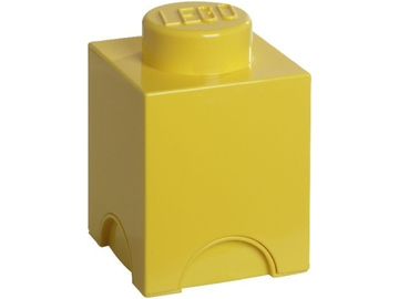 LEGO úložný box 125x125x180mm - žlutý / LEGO40011732