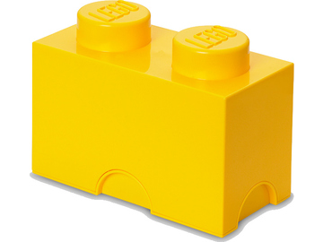 LEGO úložný box 125x250x180mm - žlutý / LEGO40021732