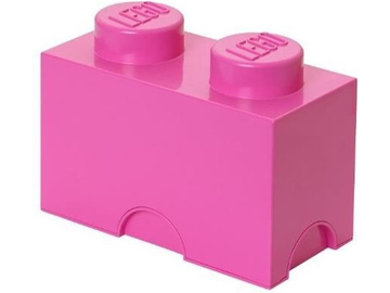 LEGO úložný box 125x250x180mm - růžový / LEGO40021739