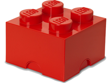 LEGO úložný box 250x250x180mm - červený / LEGO40031730