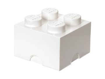 LEGO úložný box 250x250x180mm - bílý / LEGO40031735