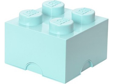 LEGO úložný box 250x250x180mm - aqua / LEGO40031742