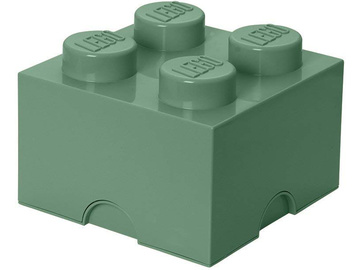 LEGO úložný box 250x250x180mm - army zelená / LEGO40031747