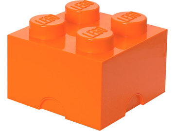 LEGO úložný box 250x250x180mm - oranžový / LEGO40031760