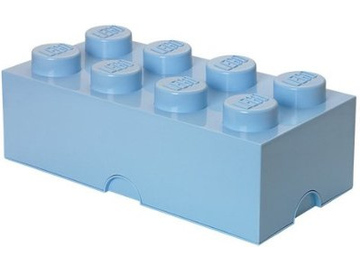 LEGO úložný box 250x500x180mm - světle modrý / LEGO40041736