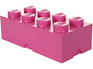 LEGO úložný box 250x500x180mm - růžový / LEGO40041739