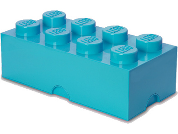 LEGO úložný box 250x500x180mm - azurový / LEGO40041743