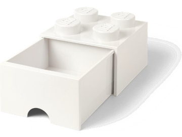 LEGO úložný box s šuplíkem 250x250x180mm - bílý / LEGO40051735