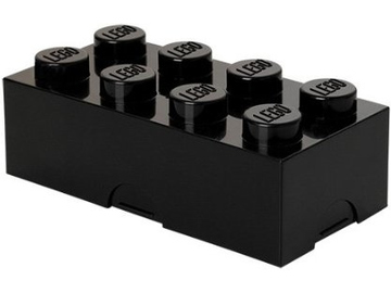 LEGO box na svačinu 100x200x75mm - černý / LEGO40231733