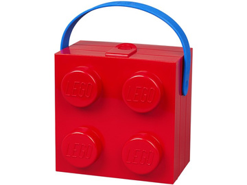 LEGO box s rukojetí 166x165x117mm - červený / LEGO40240001