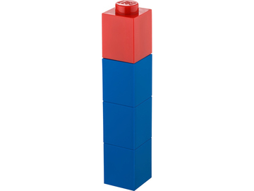 LEGO láhev na pití čvercová - modrá / LEGO40410002