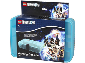 LEGO úložný box s přihrádkami - Dimension modrý / LEGO4080000