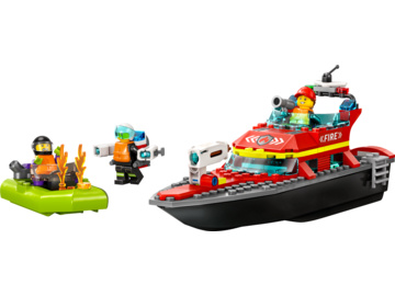 LEGO City - Hasičská záchranná loď a člun / LEGO60373