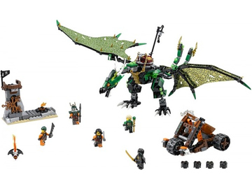 LEGO Ninjago - Zelený drak NRG / LEGO70593