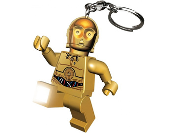 LEGO svítící klíčenka - Star Wars C3PO / LGL-KE18