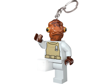 LEGO svítící klíčenka - Star Wars Admirál Ackbar / LGL-KE59