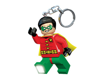 LEGO svítící klíčenka - Super Heroes Robin / LGL-KE61