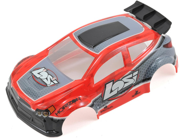 Losi karosérie nabarvená červená: Micro Rally-X / LOS200001