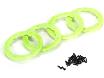 Losi kroužky beadlock zelené (4): 22SCT / LOS43008