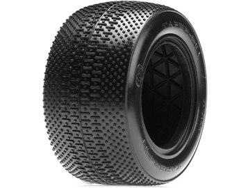 Losi pneu zadní Taper-Pin růžová s vložkou (2) / LOSA7635P