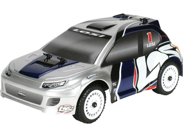 Losi Micro-Rally Car BL 1:24 4WD RTR stříbrný / LOSB0243IT2