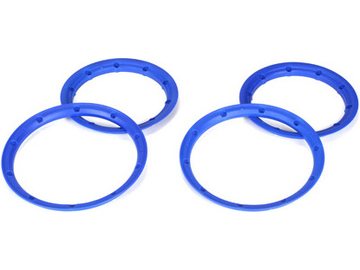 Losi pojistné kroužky kol modré (4): 5TT / LOSB7029