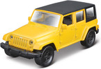 Maisto Jeep Wrangler Unlimited 2015 1:41 žlutá