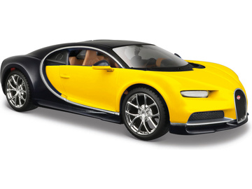 Maisto Bugatti Chiron 1:24 žluto-černá / MA-31514Y