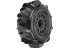 Pro-Line Wheels 2.2/3.0", Dumont SC Tires, Raid H12 Black Wheels (2)