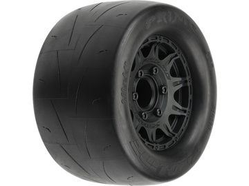 Pro-Line Wheels 2.8", Prime Street Tires, Raid Black H12 Wheels (2) / PRO1011610