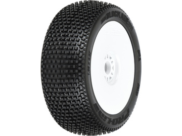 Pro-Line kolo 3.3", pneu Blockade S3 Buggy Tires, disk H17 bílý (2) / PRO9039233