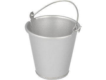 Robitronic kovový kbelík stříbrný / R21011S