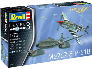 Revell Messerschmitt Me 262, P-51B Mustang(1:72) / RVL03711