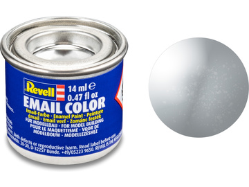 Revell emailová barva #90 stříbrná metalická 14ml / RVL32190