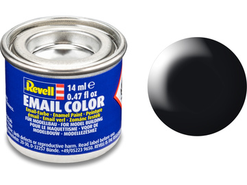 Revell emailová barva #302 černá polomatná 14ml / RVL32302