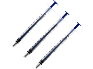 Modelcraft injekční stříkačka 1ml (3ks) / SH-POL1001/3